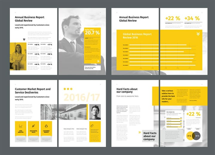 30+ Best InDesign Report Templates
